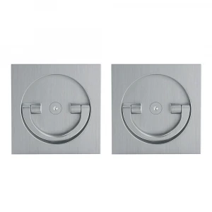 Ручка поворотная для раздвижных дверей SH.QUADRO55.BK8х2 MWSC-33 итальянский тисненый