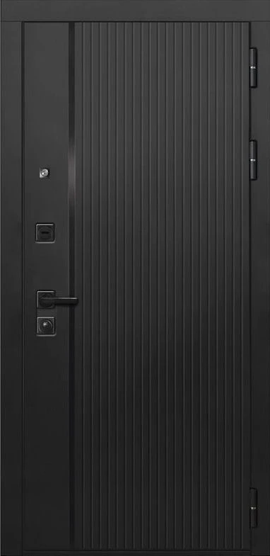 Входная дверь ДвериПРО L-45 ПВХ 10мм Астрод Velutto Bianco DPRO198144 внешняя сторона