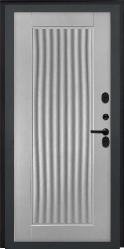 Входная дверь ДвериПРО Берген ПВХ 10мм Астрод Velutto Grigio DPRO200395 внутренняя сторона