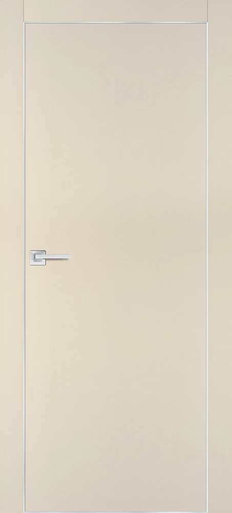 Фото Межкомнатная дверь PX-1 AL кромка с 4-х ст. Бежевый матовый