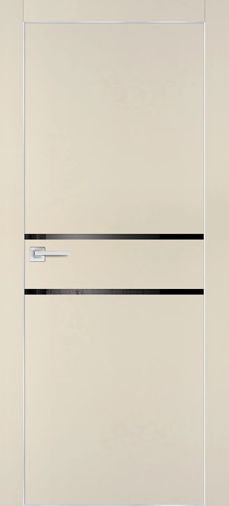 Фото Межкомнатная дверь PX-18 AL кромка с 4-х ст. Бежевый матовый