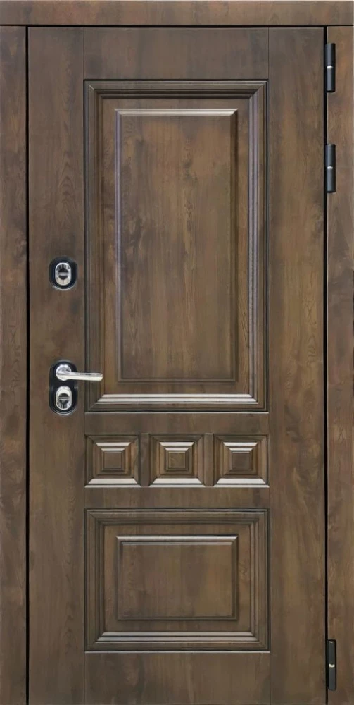 Входная дверь ДвериПРО Аура Экошпон СБ-3 (16мм, капучино) DPRO221028 внешняя сторона