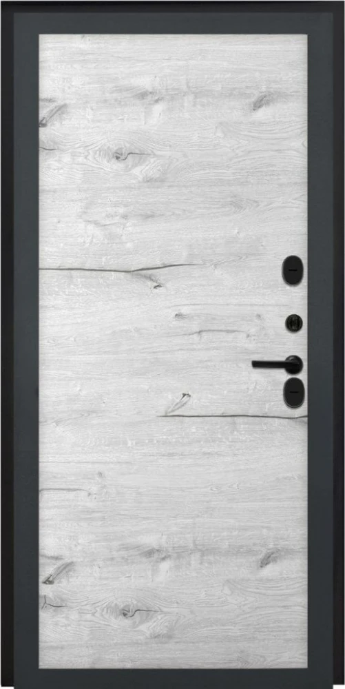 Входная дверь ДвериПРО Модель L-48 Без фрезеровки Дуб арктик горизонт DPRO198251 внутренняя сторона