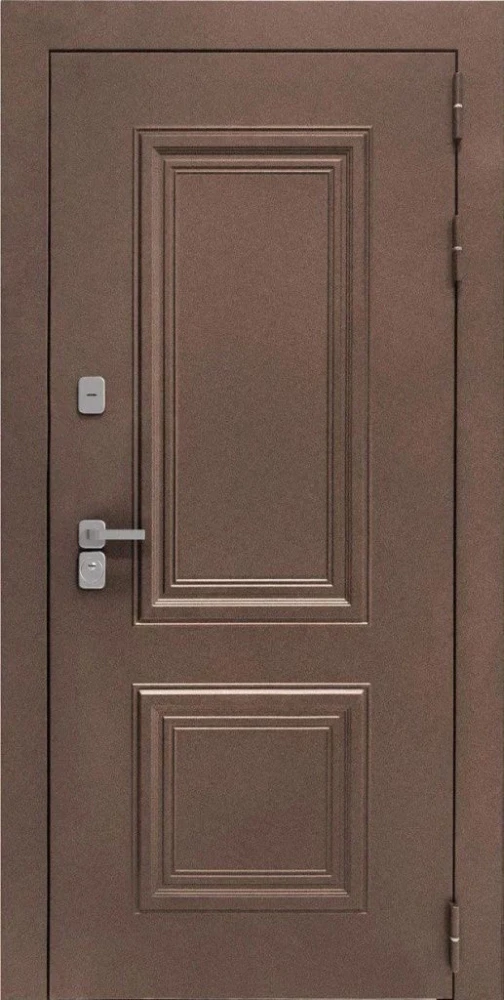 Входная дверь ДвериПРО Д-68 СБ-1 (ст. белое, 16мм, капучино) DPRO201404 внешняя сторона