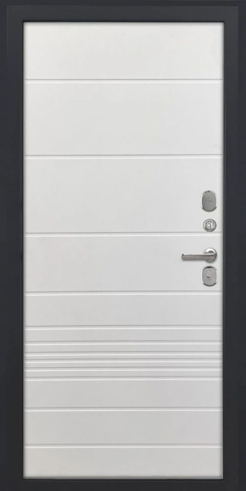 Входная дверь ДвериПРО Берген ФЛ-700 (10мм, ясень белый) DPRO198016 внутренняя сторона