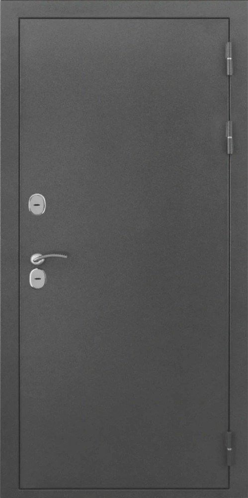 Входная дверь ДвериПРО L-Термо серебро ФЛ-701 (10мм, дуб шоколад) DPRO198042 внешняя сторона